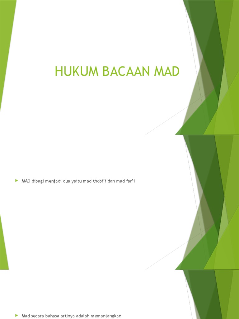 Jenis Jenis Mad Dalam Bacaan Al Qur An Pdf