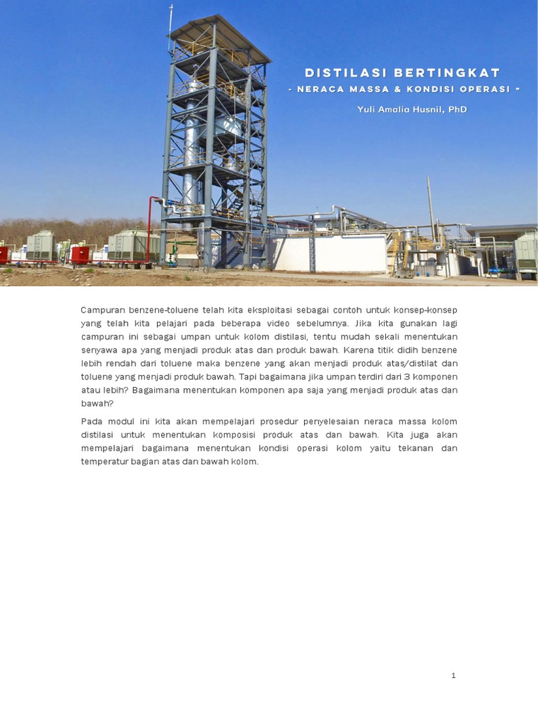 Modul 6 Fractional Distillation Nm T P Pdf
