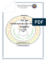 Midterm - Fil 206 Estruktura NG Wikang Filipino