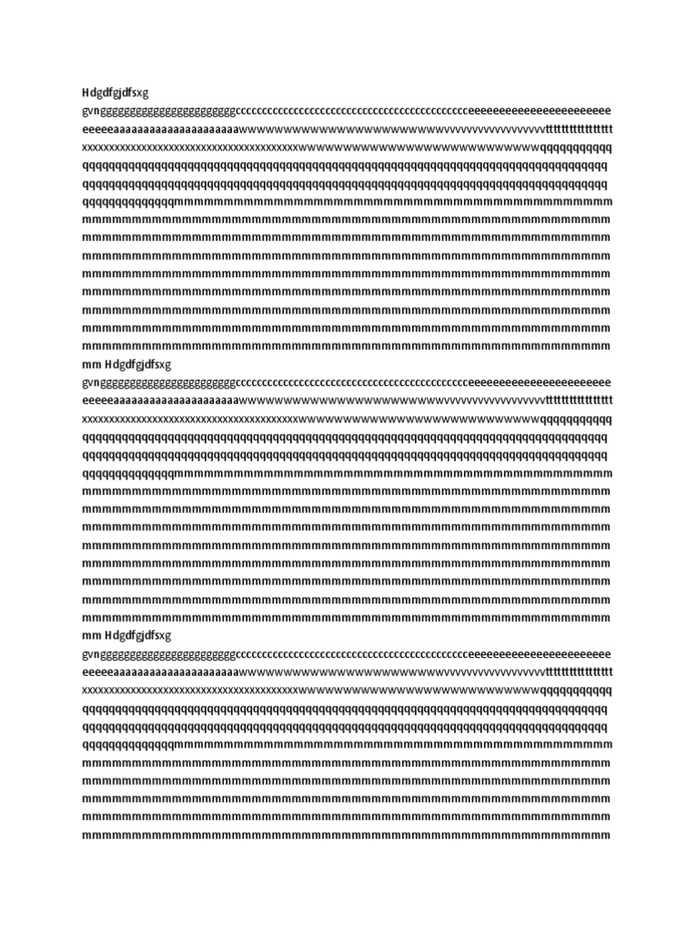 Random Text Pattern | PDF