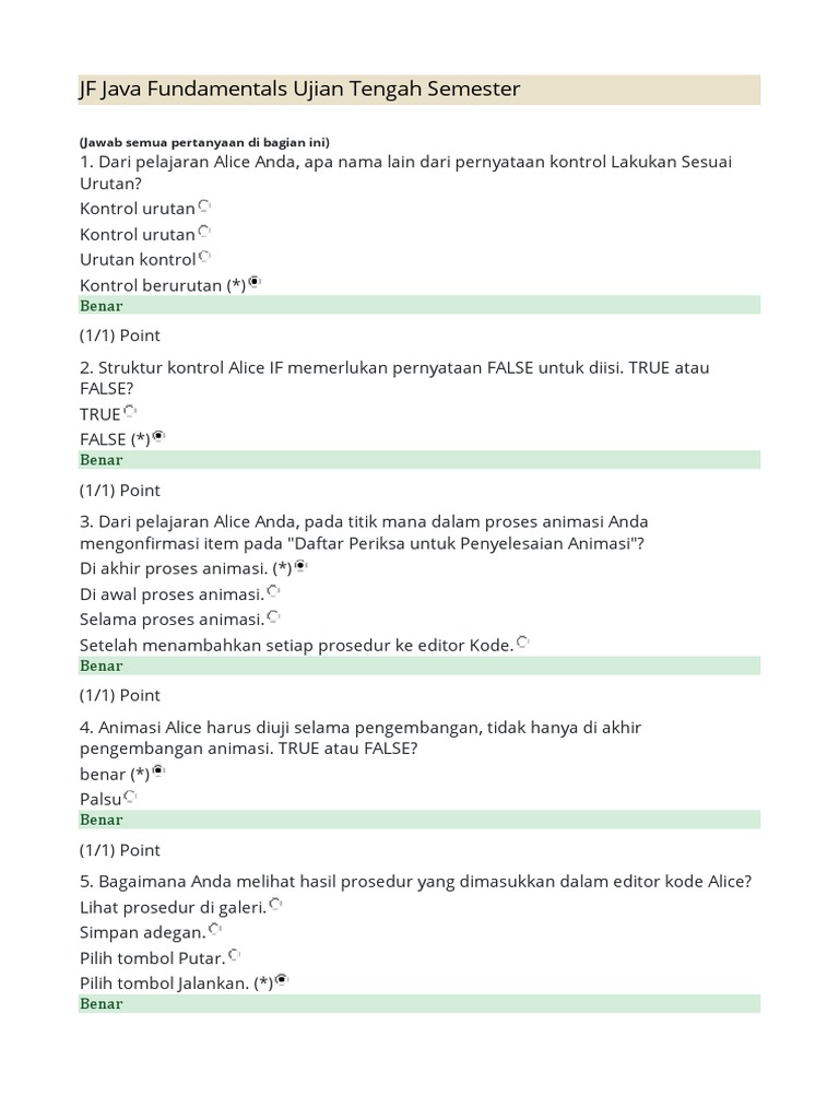Kontrol Logika dalam Pemrograman Java | PDF