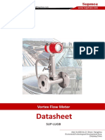 SUP-LUGB Vortex Flowmeter Datasheet