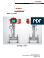 SUP-LUGB-C Vortex Flowmeter Datasheet