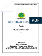 25.11.2022 (Rumi) Ilmu Dan Islam
