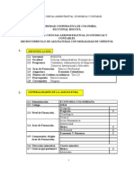 Microcurriculo - Economia Colombiana.-1