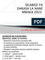 Kiswahili Juma La Kwanza