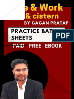 Time & Work Pipe and Cistern Practice Batch by Gagan Pratap Sir