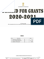 Demand For Grants 2020 21