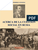 Engels - Acerca de La Cuestión Social en Rusia