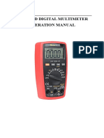 Ragu 81D Digital Multimeter Operation Manual