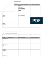 Mapping of ILE-Principle With Learning Activities and Tools