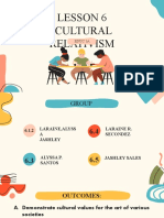 Lesson6 Cultural Relativism in Aesthetic Culture