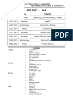 Class - XII Syllabus (PA-2)