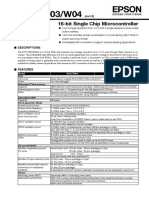 S1c17w04 Datasheet