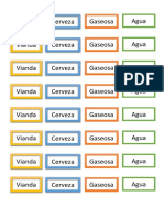 Lista de alimentos y bebidas más populares