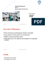 Food Service and Pharmacy, Laundry