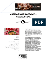 Mandarinos Kacsamell Kuszkusszal