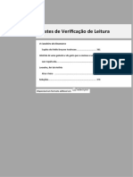 Teste de Verificação de Leitura