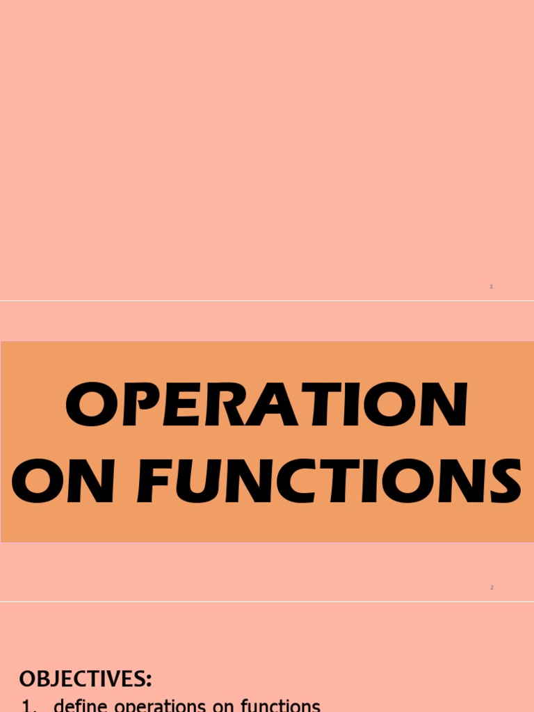 Composition of Functions | PDF | Function (Mathematics) | Mathematics