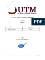 Manufacturing Process Project