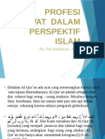 Profesi Perawat Dalam Persepektif Islam