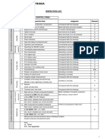 Inspection List-PLC Panel