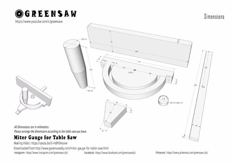 Miter Gauge For Table Saw 202106300005 PDF