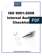 ISO 9001 Internal Audit Checklist
