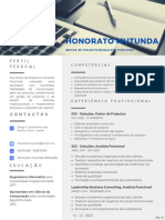CV Honorato Mutunda - Gestor de Projectos - Analista Funcional V 1.0
