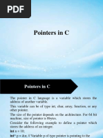 Pointers in C