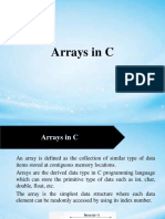 Arrays in C