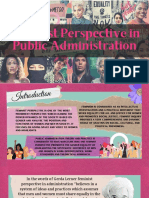 FEMINISM in Public Administration