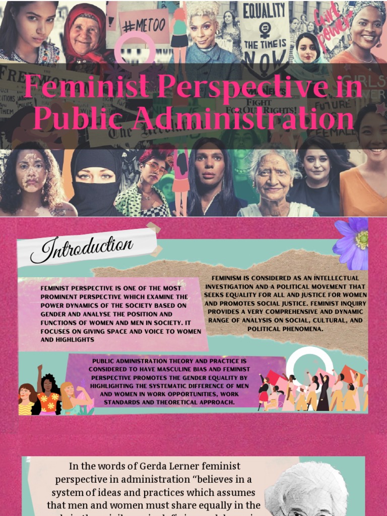 Feminist Perspectives in Public Administration | PDF | Gender Studies ...