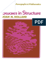 (Introductory Monographs in Mathematics) Joan M. Holland (Auth.) - Studies in Structure-Palgrave Macmillan UK (1972)