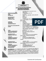 Declaración de Luis Fernando Camacho en La Fiscalía.