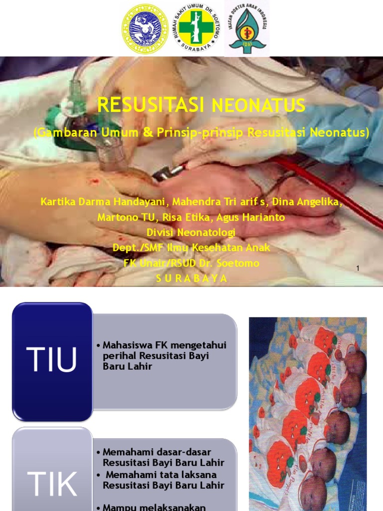 Resusitasi Neonatus Dasar Final | PDF
