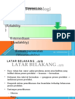 Pemeliharaan Dan Rekayasa Keandalan