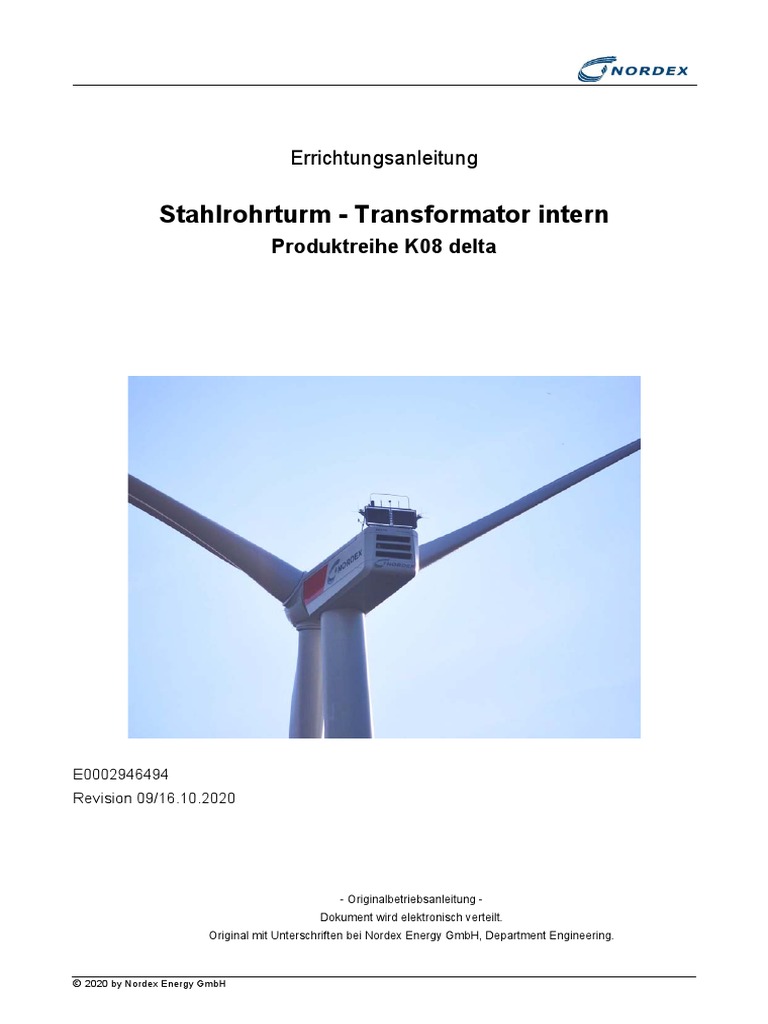 E0002946494 9 DC03 de Errichtung-Stahlrohrturm - Tranformator-Intern ...