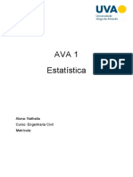 AVA 1 - Estatística