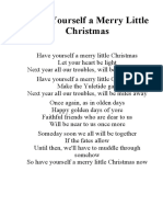 Have Yourself a Merry Little Christmas Lyrics
