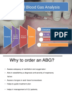 Arterial Blood Gas Analysis: Chairperson Dr. MD. Fakhrul Islam Khaled