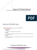 Muslim Law - Inheritance