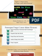 Fungsi Linear Ekonomi