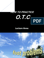 How To Practice O.T.C