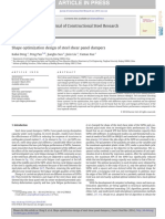 Shape Optimization Design of Steel Shear Panel Dampers