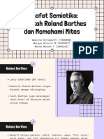 ROLAND BARTHE'S SEMIOTICS