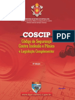 COSCIP 6a Edição: Manual de Segurança Contra Incêndio e Pânico