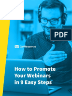 How To Promote Your Webinars