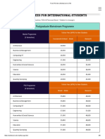 Fees PG Inter _ Admission to UTM