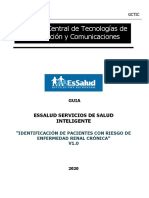 Guía Rápida Usuario - Identificación de Pacientes Con Riesgo de Enfermedad Renal Crónica - v1.0